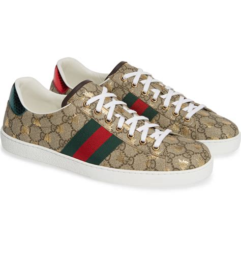 gucci ace sneakers men's black|gucci ace sneakers nordstrom.